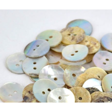 15mm Natural Pearl Oyster Shell Sewing Buttons 20pc