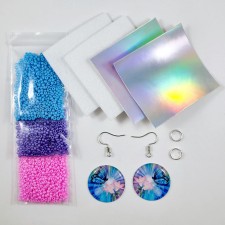 Butterfly Bead Embroidery Beading Kit Make Your Own Earrings