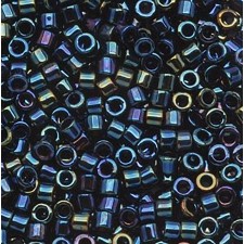 Miyuki Delica Beads 11/0 DB002 Blue Iris Cut