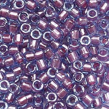 Miyuki Delica Beads 11/0 DB922 Shimmering Rose Lined AquaCrystal