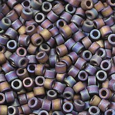 Miyuki Delica Beads 11/0 DB884 Matte Opaque Brown AB