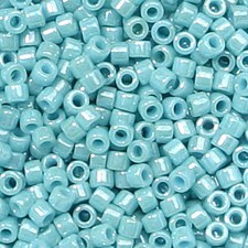 Miyuki Delica Beads - Opaque Light Aqua Lustre - DB217 5g