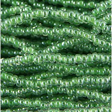 Preciosa Czech Seed Beads Lustre Colourlined 10/0 - Olive (Full Hank)
