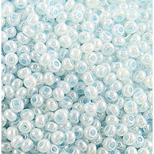 Preciosa Czech Seed Beads 10/0 - Pearlized Baby Blue 37132 - (25g Bag)