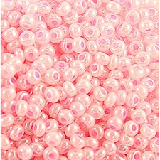 Preciosa Czech Seed Beads 10/0 - Pearlized Pink 37173 - (25g Bag)