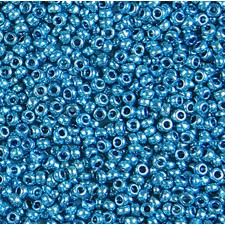 Preciosa Czech Seed Beads Metallic 10/0 - Blue (25g Bag)