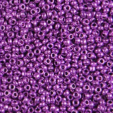 Preciosa Czech Seed Beads Metallic 10/0 - Purple (25g Bag)