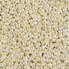 Preciosa Czech Seed Beads Metallic 10/0 - Silver (25g Bag)