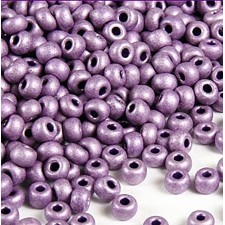 Preciosa Czech Seed Beads 10/0 - Matte Metallic Purple 25g Bag