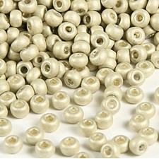 Preciosa Czech Seed Beads 10/0 - Matte Metallic Silver 25g Bag
