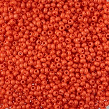 Preciosa Czech Seed Beads 10/0 - Terra Intensive Orange  (25g Bag)