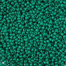 Preciosa Czech Seed Beads 10/0 - Terra Intensive Green (25g Bag)