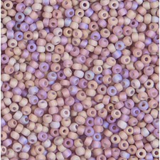 Preciosa Czech Seed Beads Matte 10/0 - Transparent Lt Amethyst AB - 25g