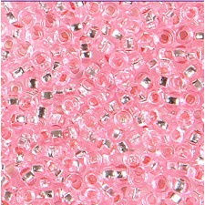 Preciosa Czech Seed Beads Silverlined 10/0 - Pink - (25g Bag)