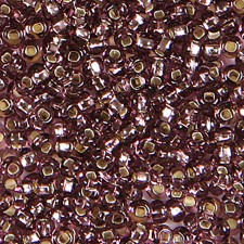 Preciosa Czech Seed Beads Silverlined 10/0 - Lt. Amethyst - (25g Bag)