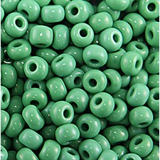 Preciosa Czech Seed Beads 10/0 - Opaque Lt. Green - 25g Bag