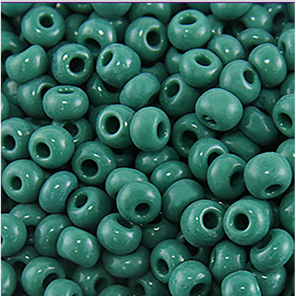 Preciosa Czech Seed Beads 11/0 Green Iris (10 Grams)