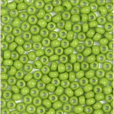 Preciosa Czech Seed Beads 10/0 - Opaque Olive - (25g Bag)