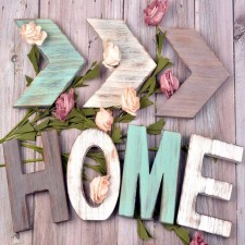 5D Home Sweet Home Diamond Painting Kit Wall Art 30x30cm JH407