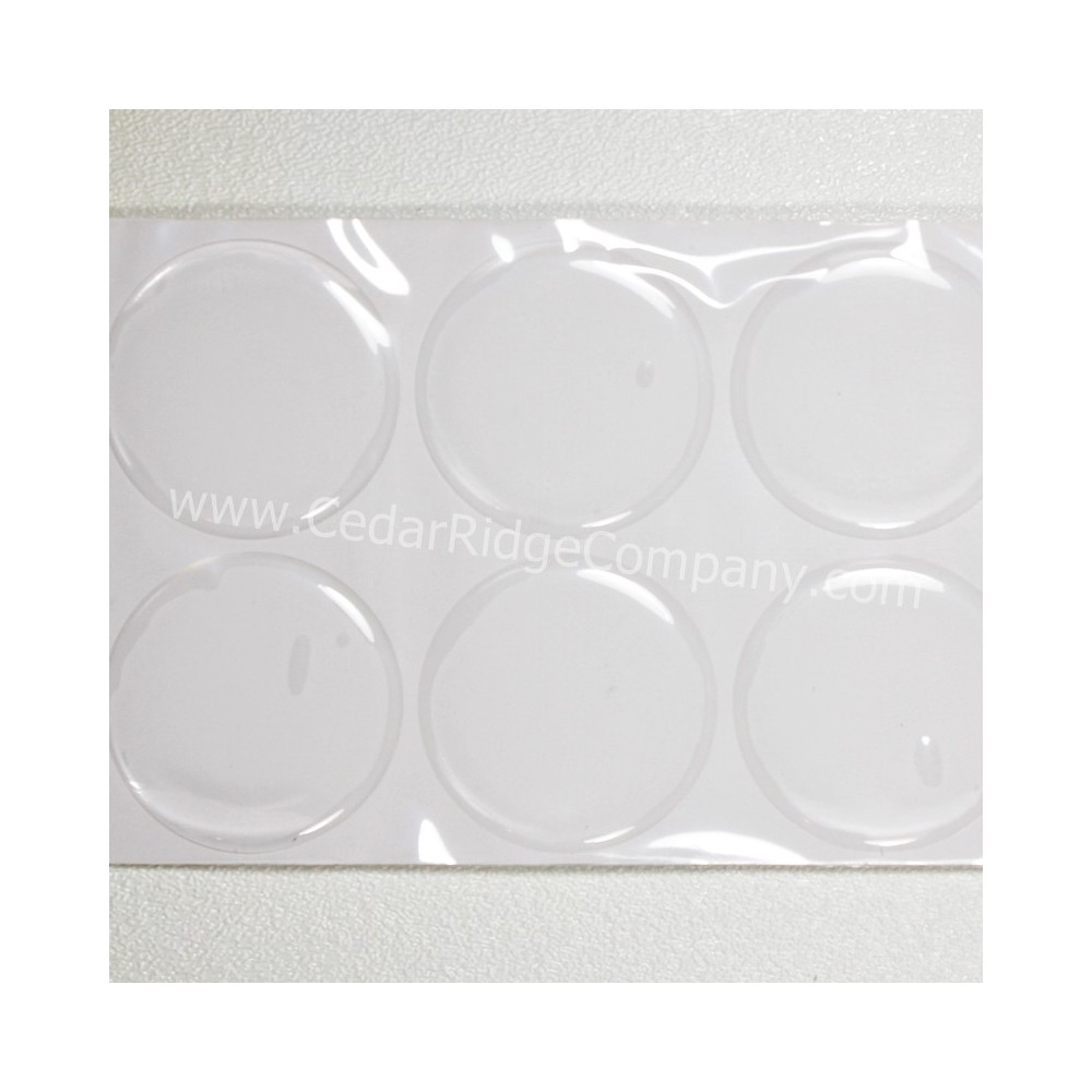 Circle Epoxy Stickers - Round Resin Domes Dots Bottle Cap Adhesive