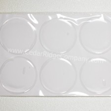 100pcs 1 1/2" Clear Epoxy Round Dome Stickers, DIY Cabs