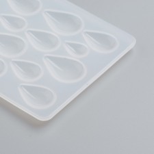 29 Teardrops Silicone Flexible Push Molds, Resin Casting, For UV Resin, Epoxy Resin Jewelry Making