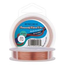 BENECREAT 28-Gauge Tarnish Resistant Copper Wire, 328-Feet/109-Yard