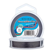 BENECREAT 30-Gauge Tarnish Resistant Copper Wire 164-yard Gunmetal