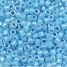 Miyuki Delica Beads 11/0 DB164 Opaque Light Blue AB