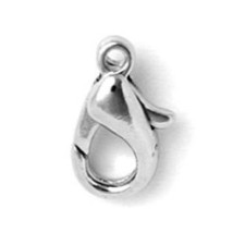 Lobster Claw Clasps 10mm - Nickel x10