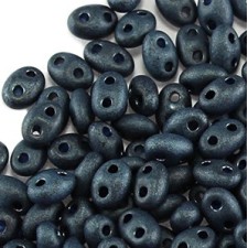 Twin Two Hole Seed Beads 2.5x5mm - Terra Pearl Green Matte- 20g