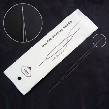 Big Eye Beading Needles Expandable 75mm Stainless Steel