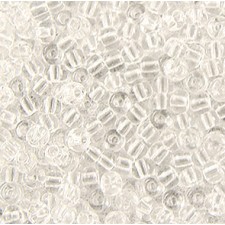 Preciosa Czech Seed Beads Transparent 10/0 - Clear (25g Bag)