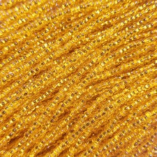 Preciosa Czech Seed Beads Silverlined hank 11/0 - Lt. Orange