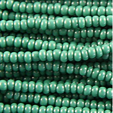 Preciosa Czech Seed Beads Opaque 11/0 - Dark Green  (Full Hank)