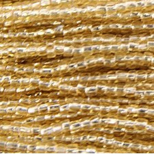 3 CUT SILVERLINED 12/0 - GOLD (Full Hank)