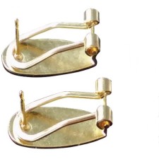 Fingernail Post Mouse Traps Earrings - gold