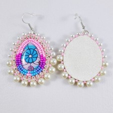 Arctic Flower Native Beaded Earrings