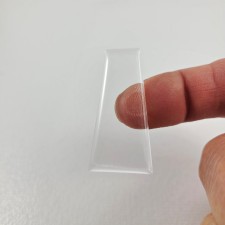 Clear Epoxy Trapezoid Shape Dome Stickers