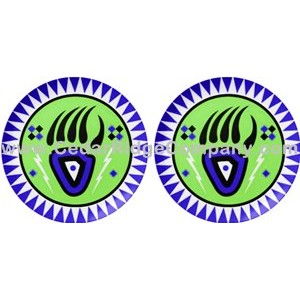 1" Epoxy Cab - Bear Paw (Pair)