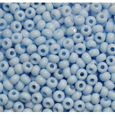 Preciosa Czech Seed Beads 10/0 - Opaque Lt. Blue - 25g