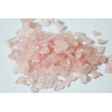 Rose Quarts Chip Beads (8gram Vial)
