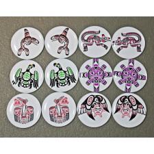 1" Epoxy Cab - West Coast Design Cab Set  (Set of 12)