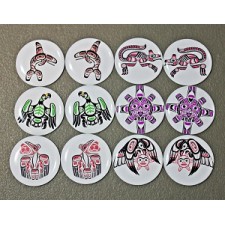 1" Epoxy Cab - West Coast Design Cab Set  (Set of 12)