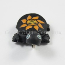 Hand Made Fimo Turtle Pendant - 25mm x 20mm x 10mm