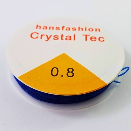 Transparent Stretchy Beading Cord 0.8mm - Neon Yellow