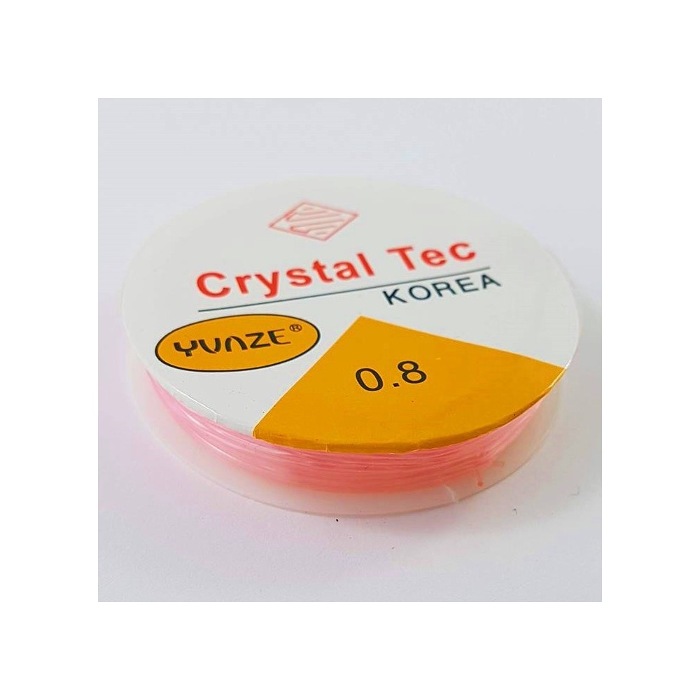 Transparent Stretchy Beading Cord 0.8mm - Neon Yellow Transparent Stretchy Beading Cord 0.8mm - Neon Yellow