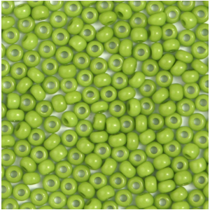 Preciosa Czech Seed Beads 10/0 - Opaque Olive - (5" Vial 23g)