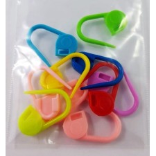 10pc Knit and Crochet Stitch Markers Assorted Color
