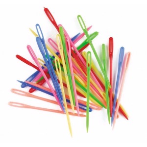 10pc Plastic Yarn Needles Knit and Crochet Assorted Color